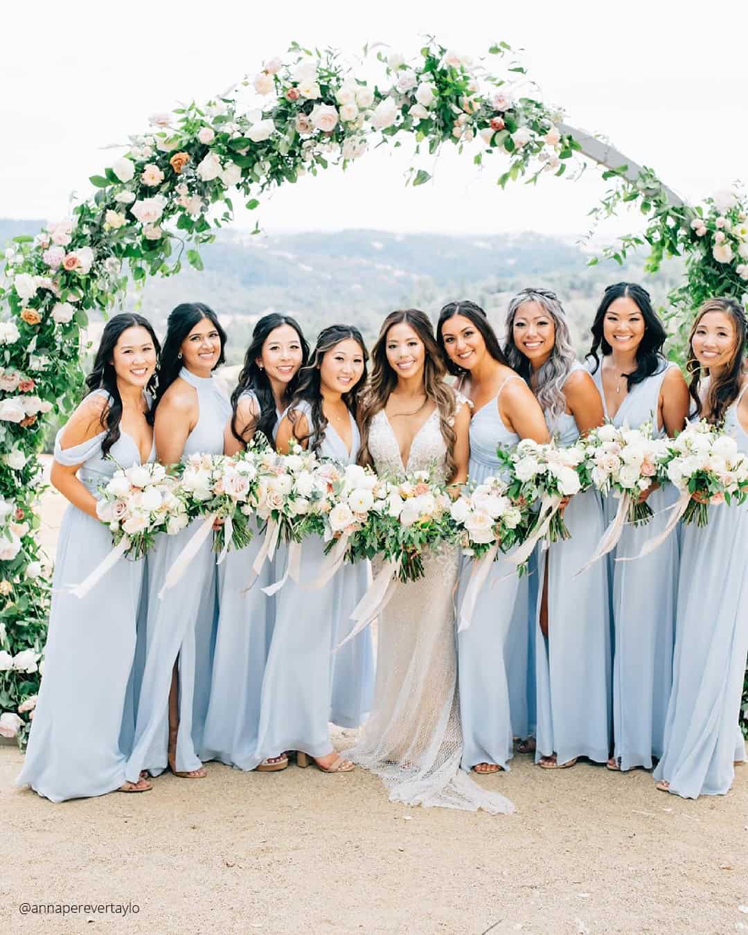 Light Blue Bridesmaid Dresses
