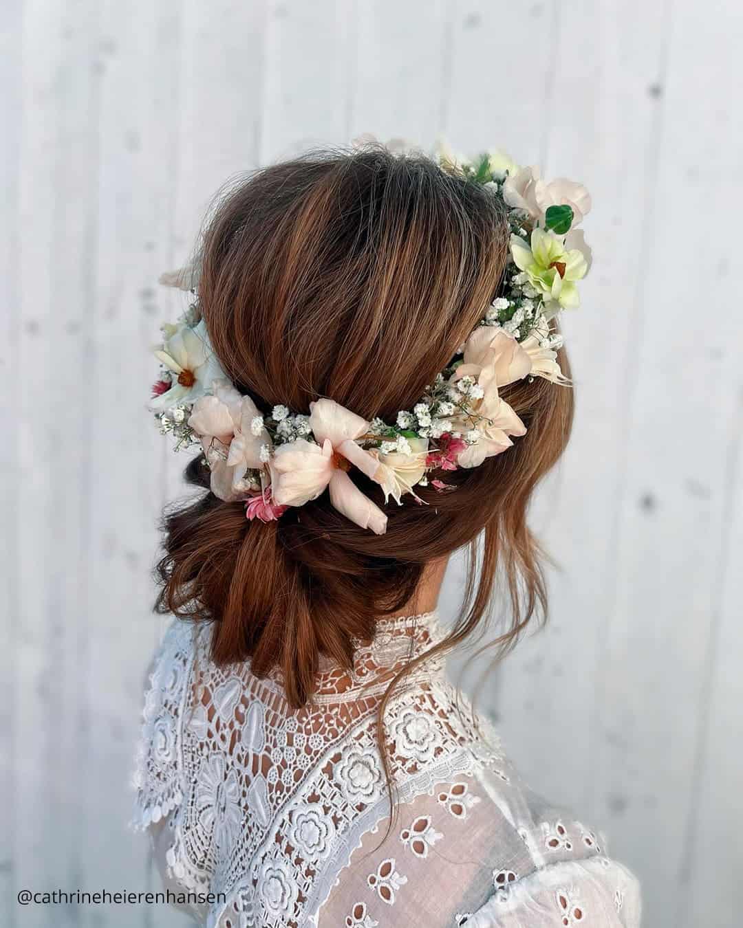 Wedding Hairstyles Flower Crown