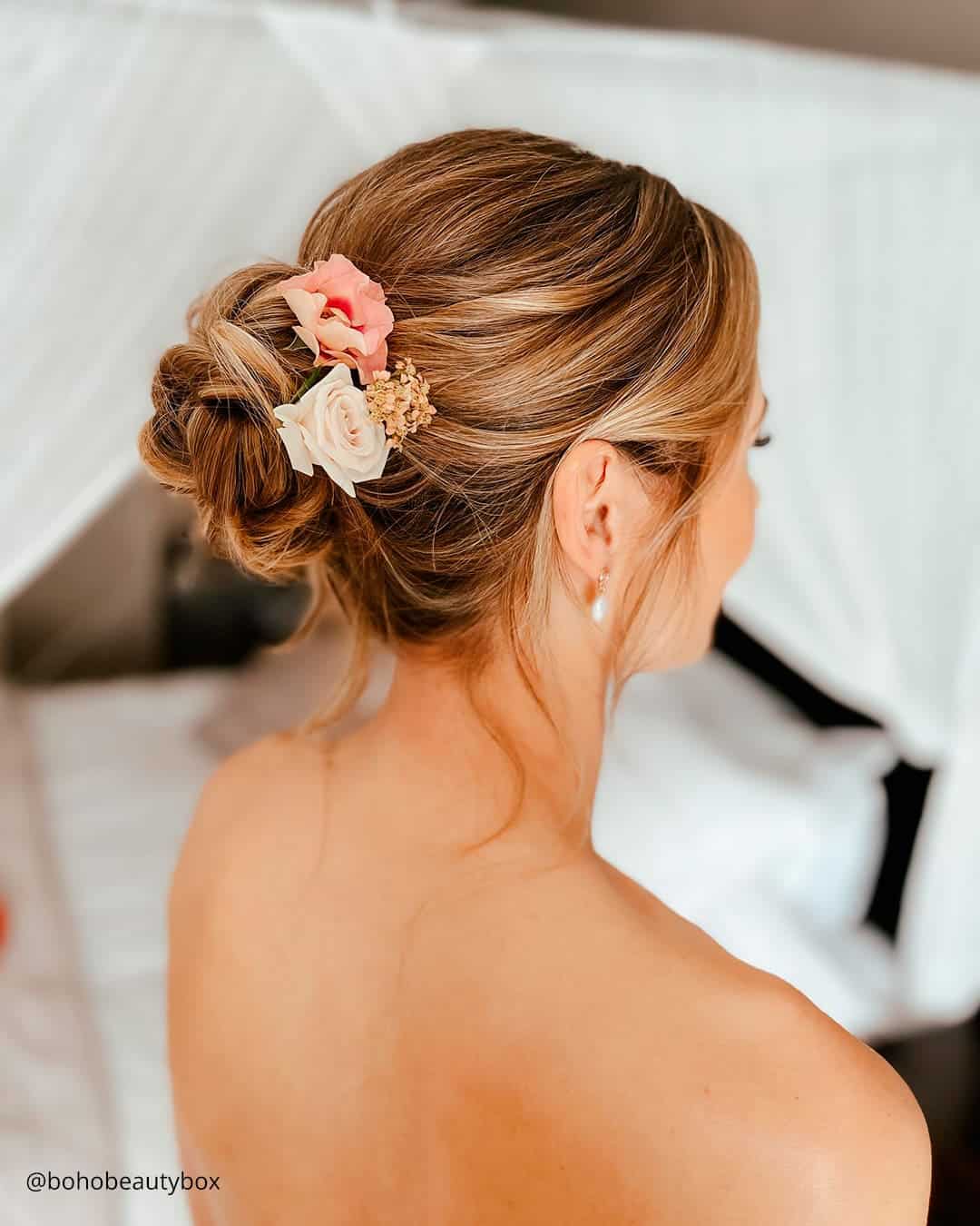 Braided Wedding Hairstyles With Flowers
