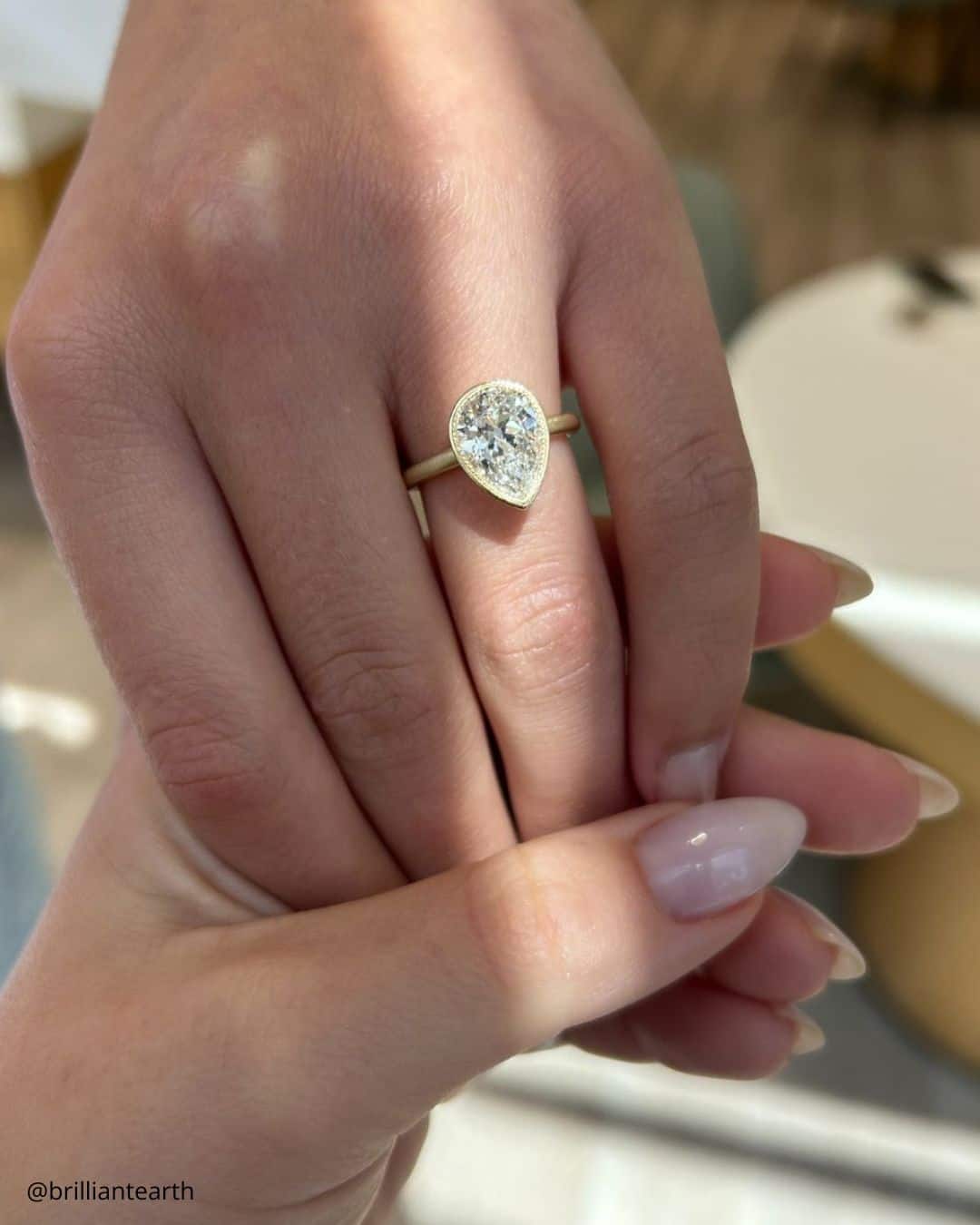 Pave Band Engagement Rings