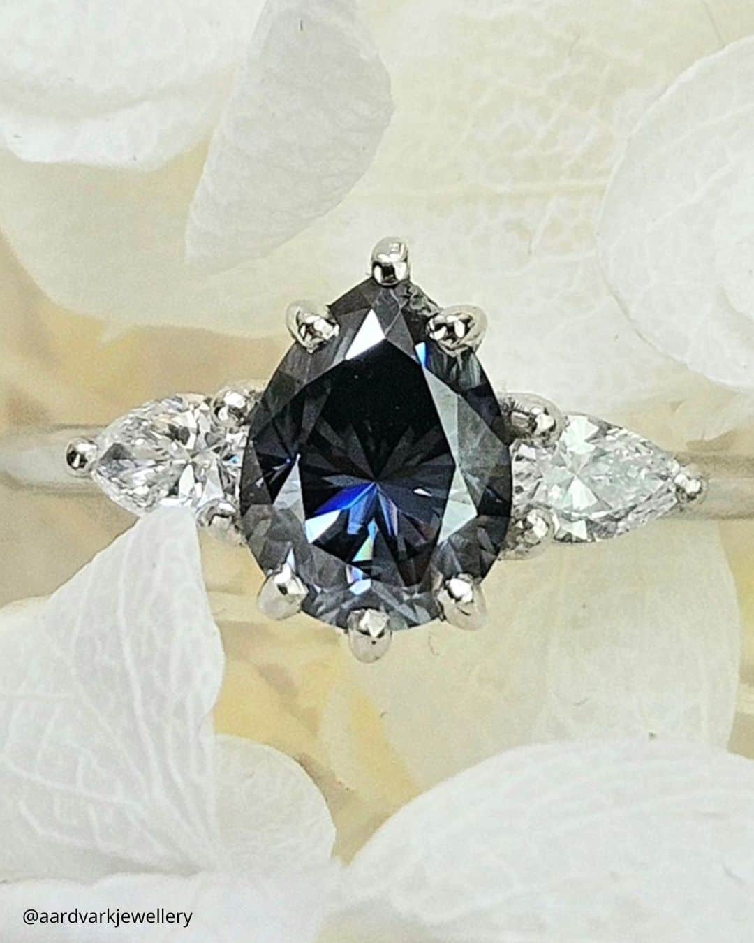 Pave Band Engagement Rings