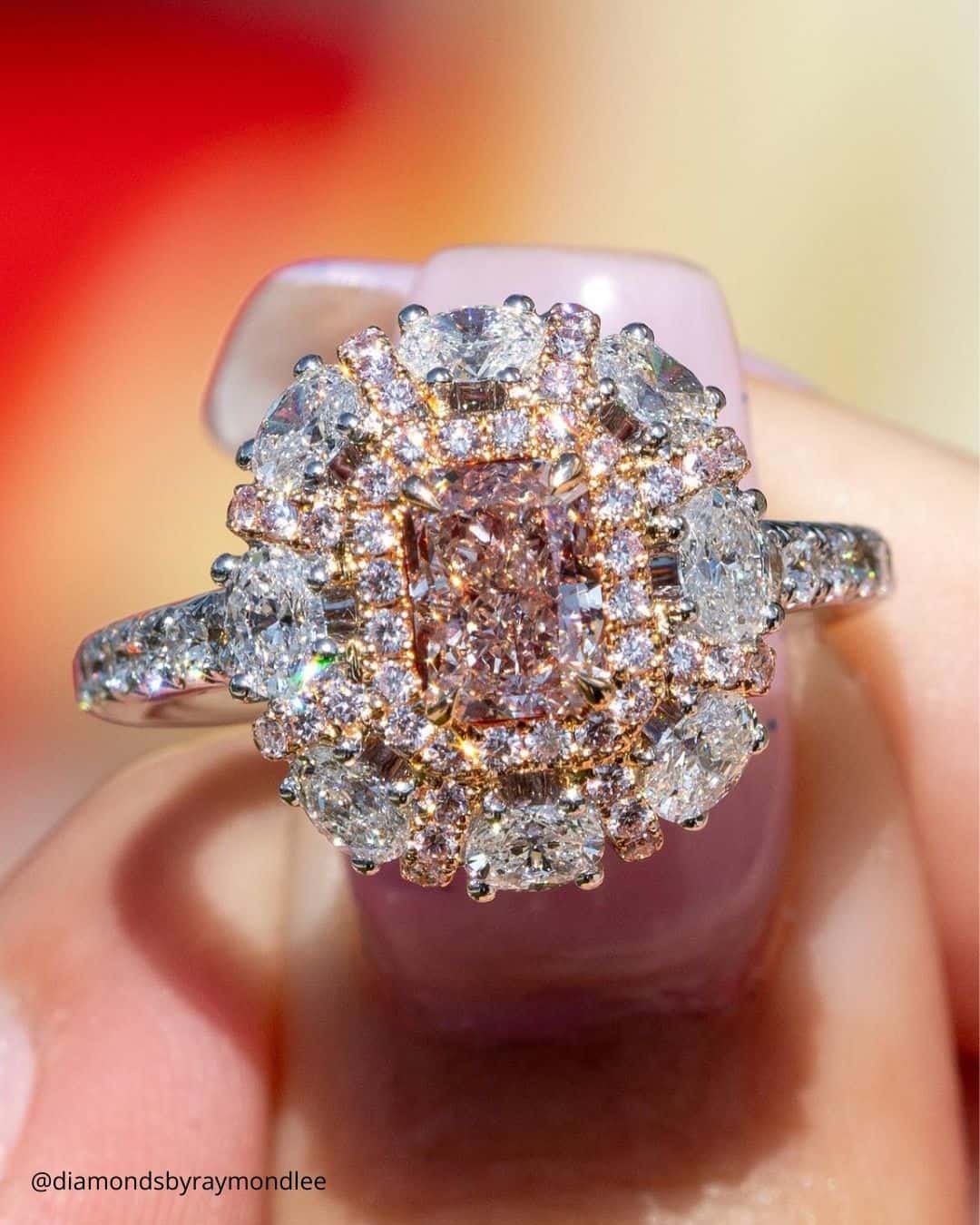 Rose Gold Oval Cut Rings