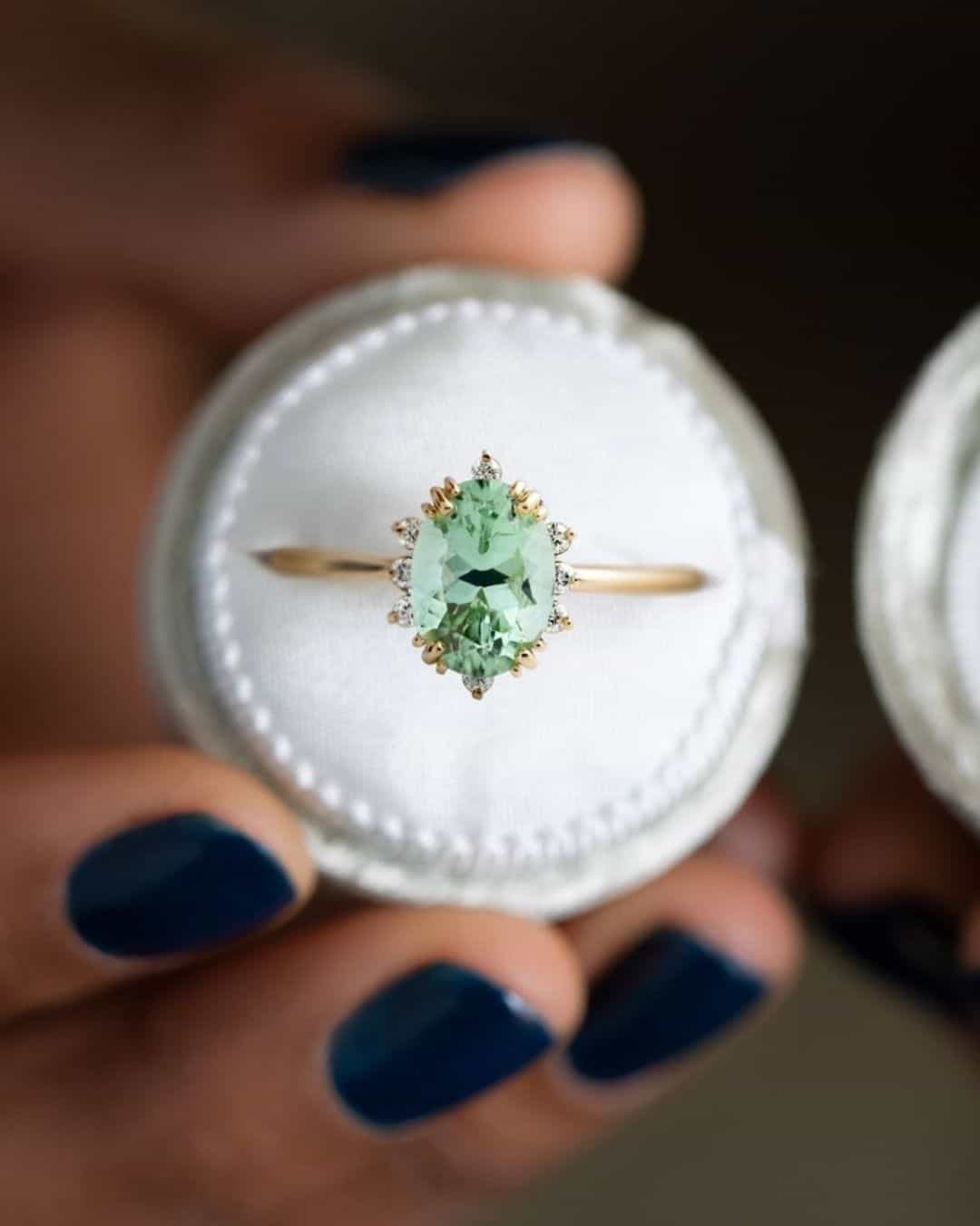 Simple Oval Cut Rings