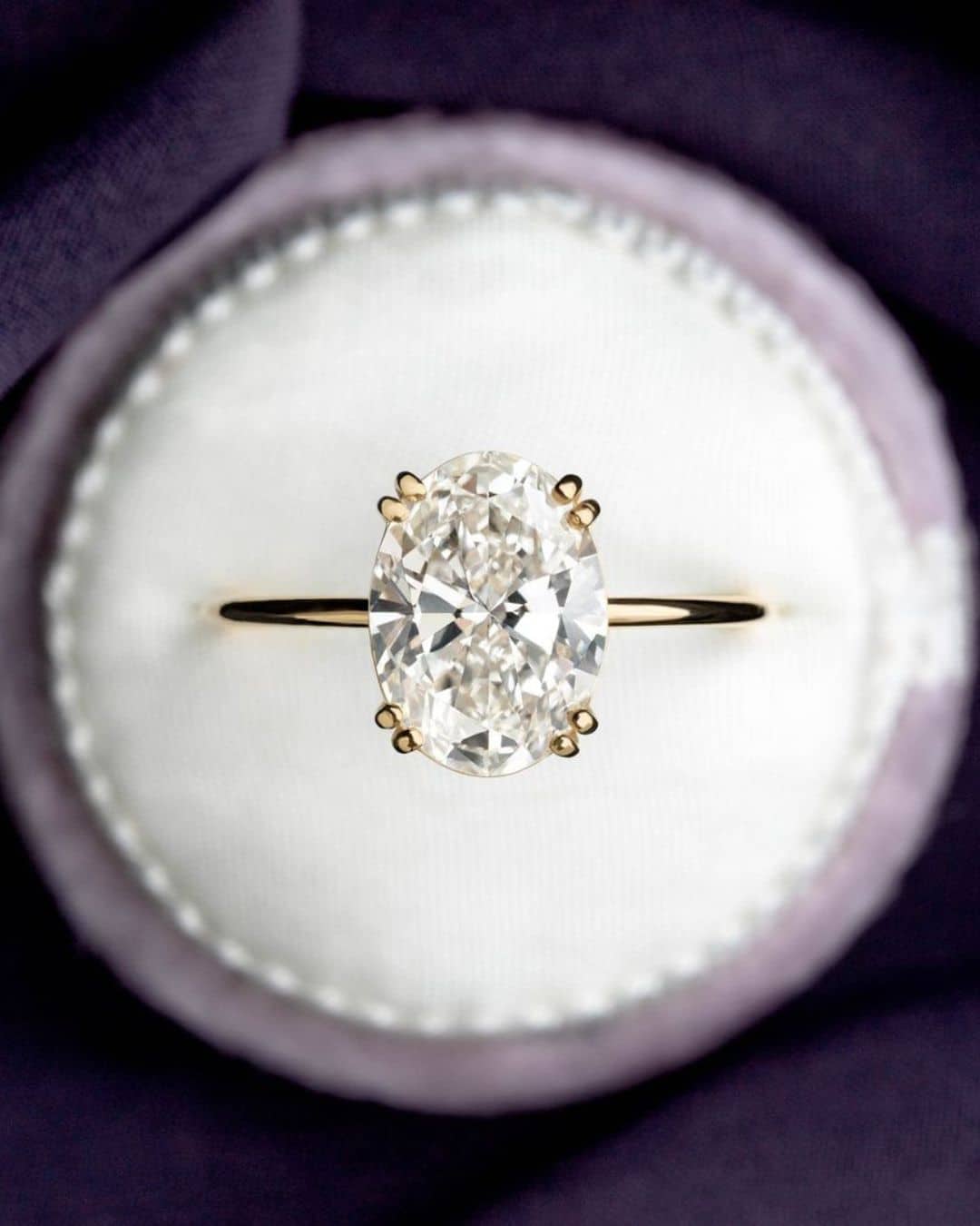 Simple Oval Cut Rings