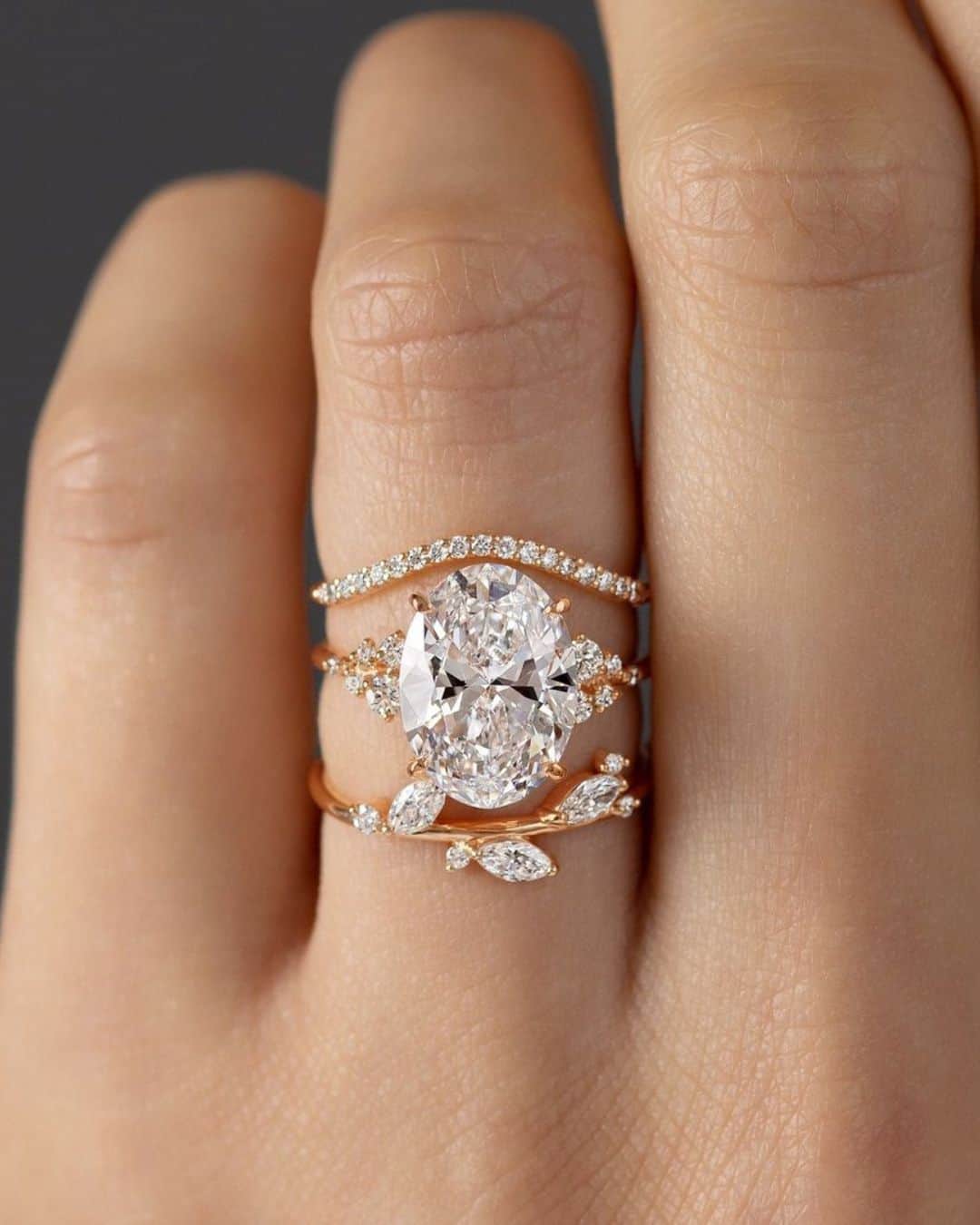 Simple Oval Cut Rings