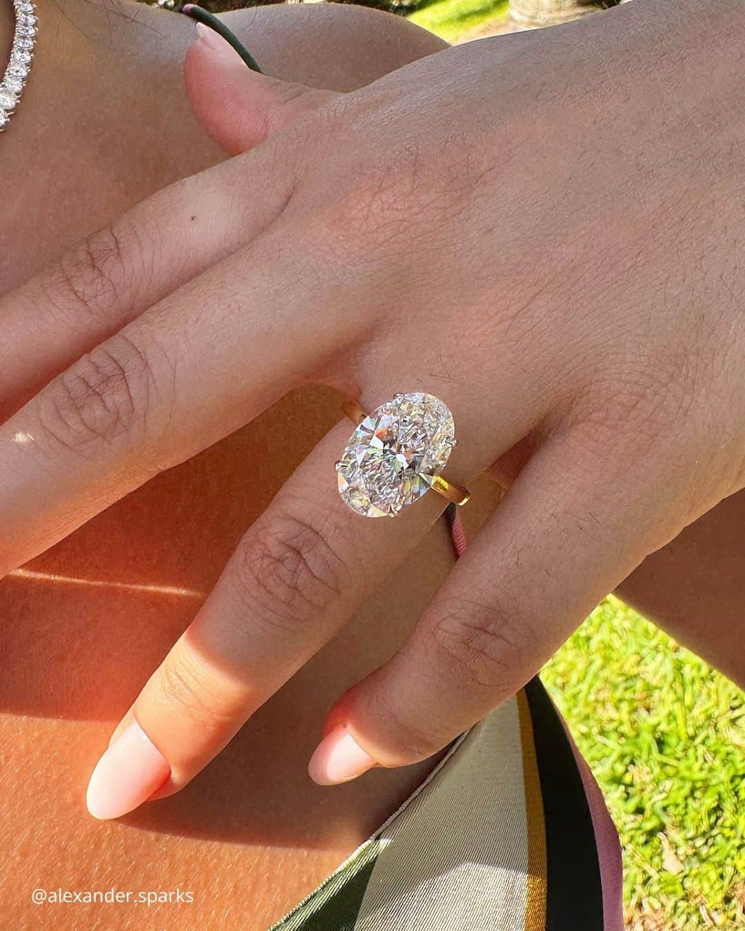 Oval Rings In Wedding Sets