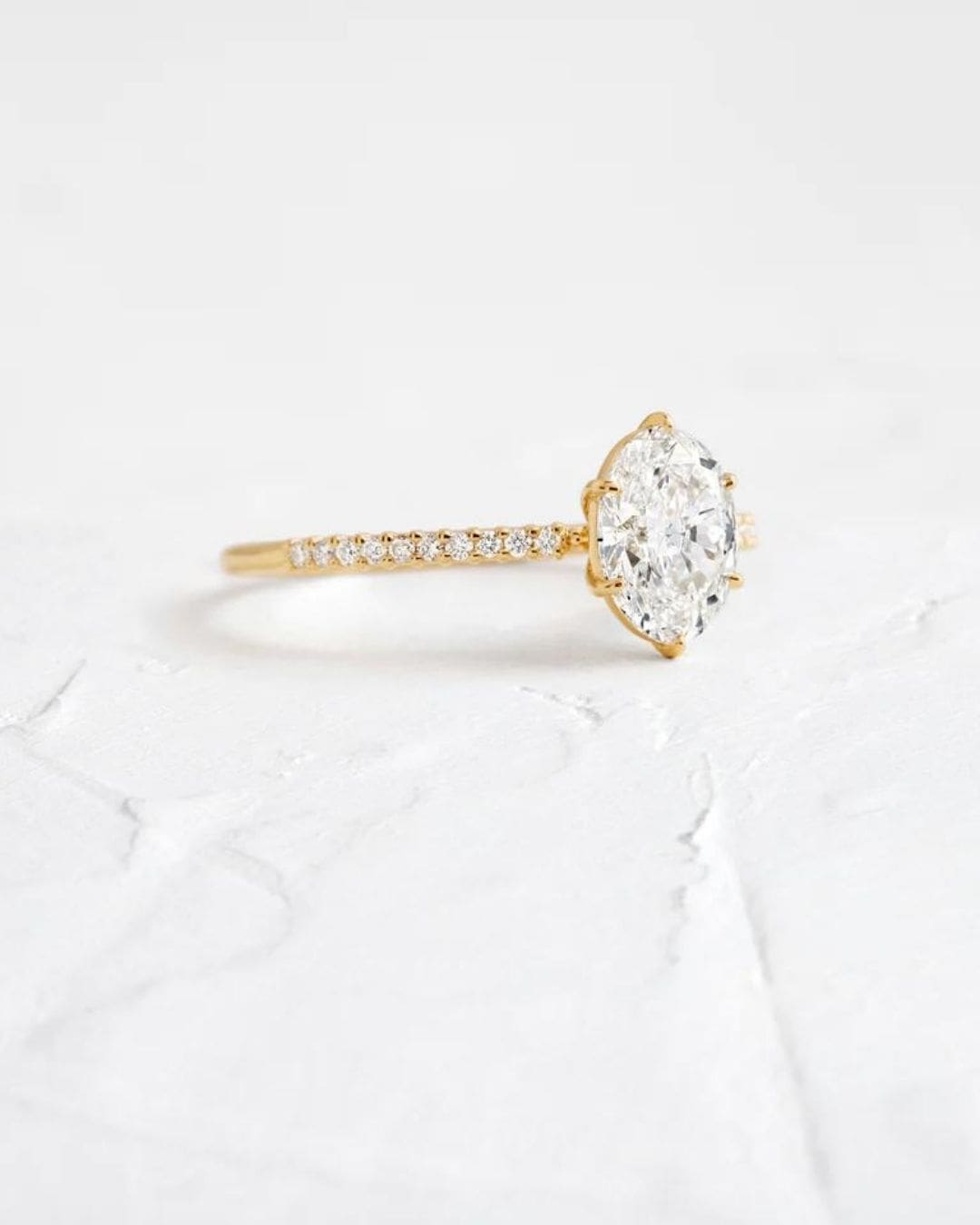 Oval Rings In Wedding Sets