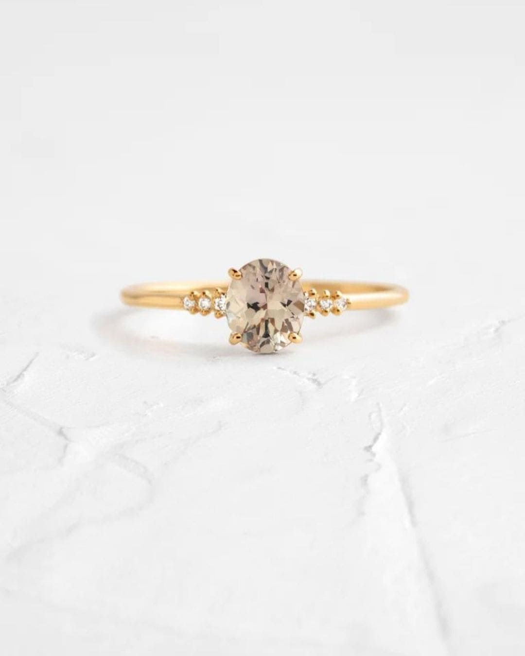 Oval Rings In Wedding Sets