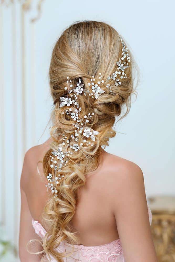 Flower And Crystal Wedding Hair Accessories