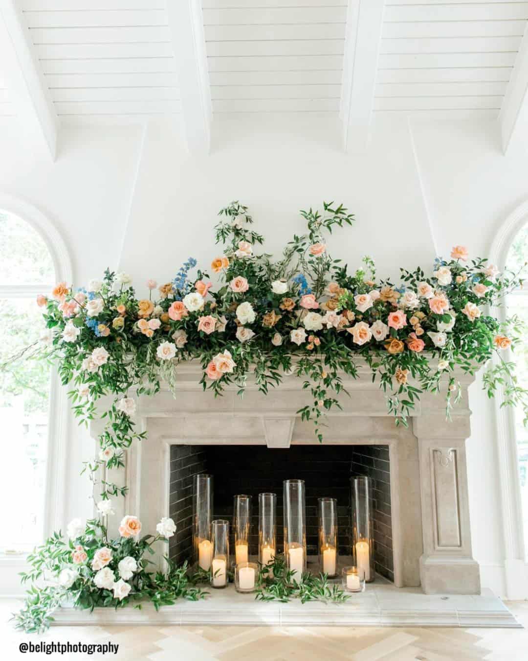 Flower Stairs Decor