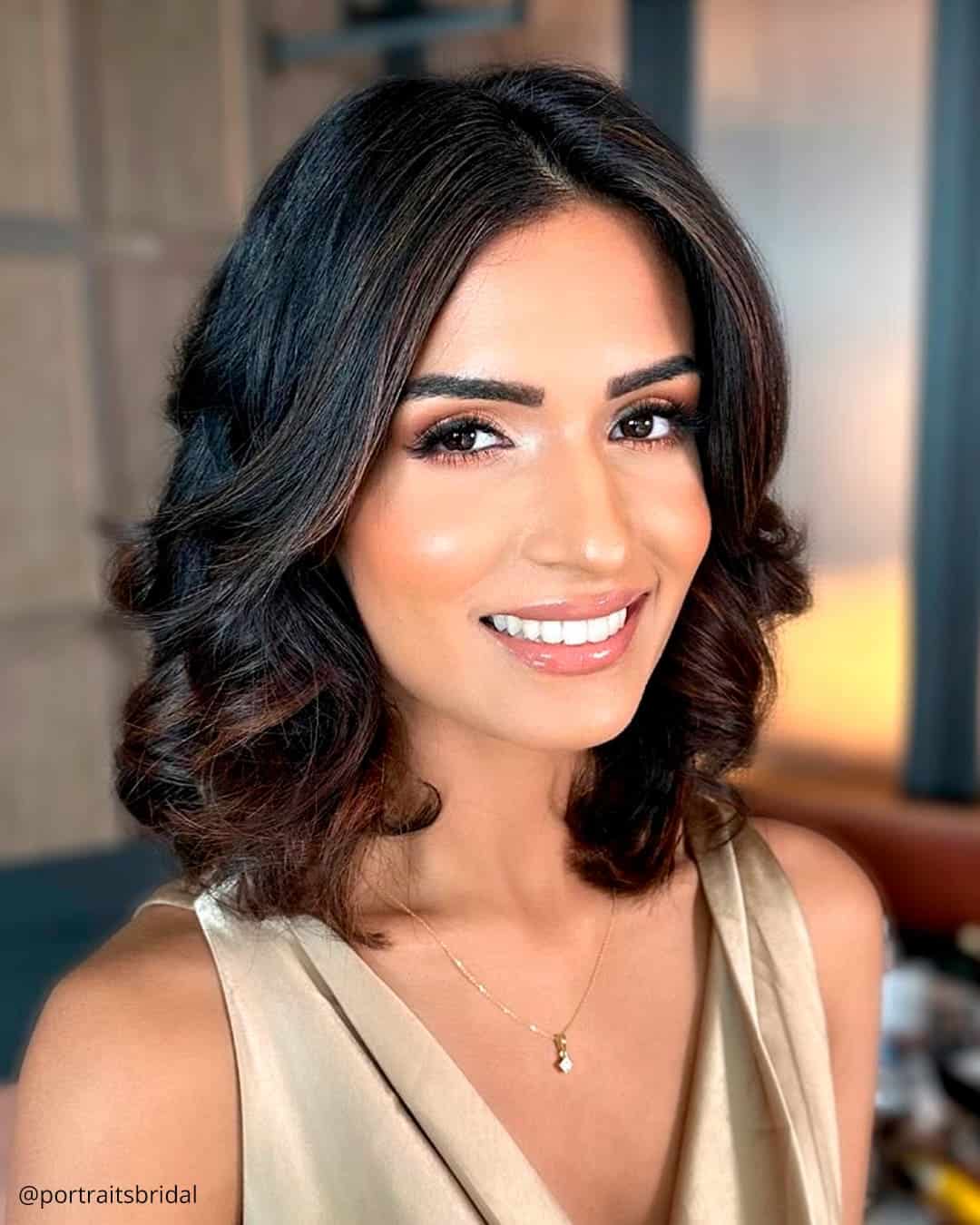 Short Hair Winter Wedding Hairstyles