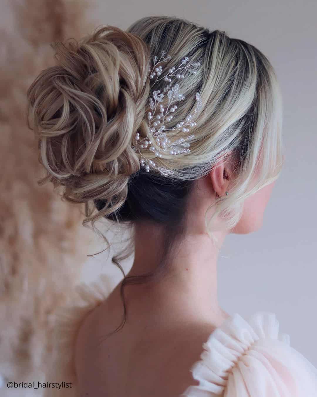 Low Bun Wedding Hairstyle