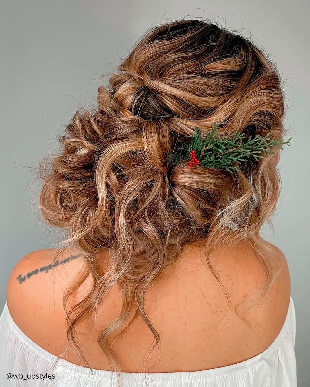Winter Wedding Hairstyles With Veil