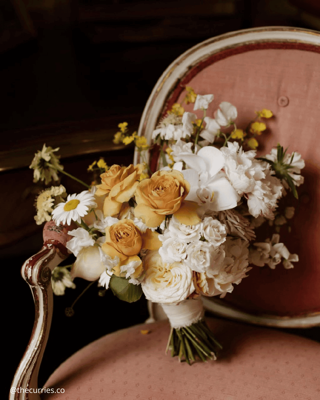 Wedding Bouquet with Poppies