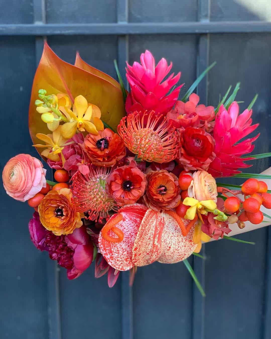 Blue & Purple Bouquets For A Summer