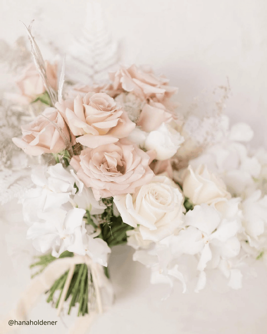Perfect White & Crimson Bouquets