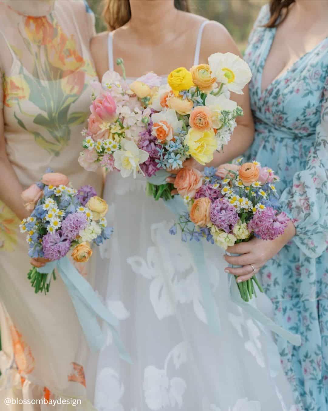 Trendy Chic Summer Bouquets With Greens