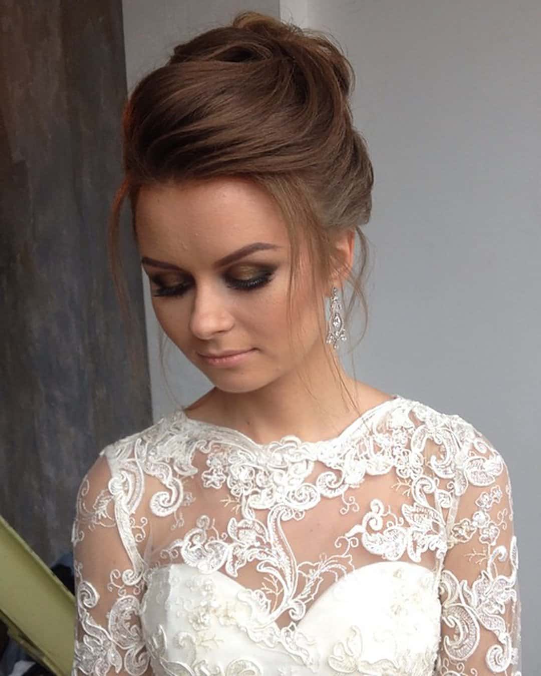 Slick Back Wedding Hairstyles