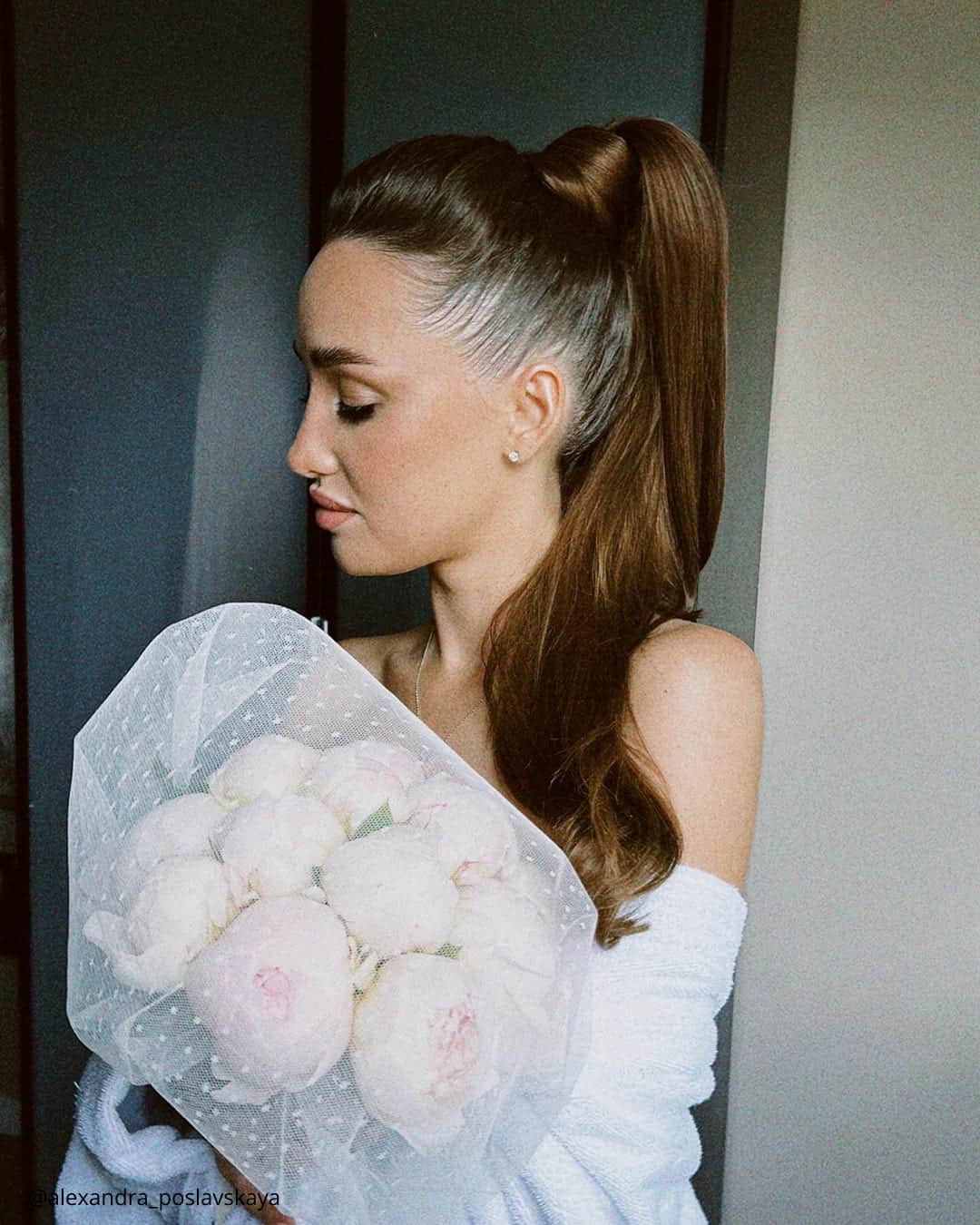 Pulled Back Hairstyles for Long Hair