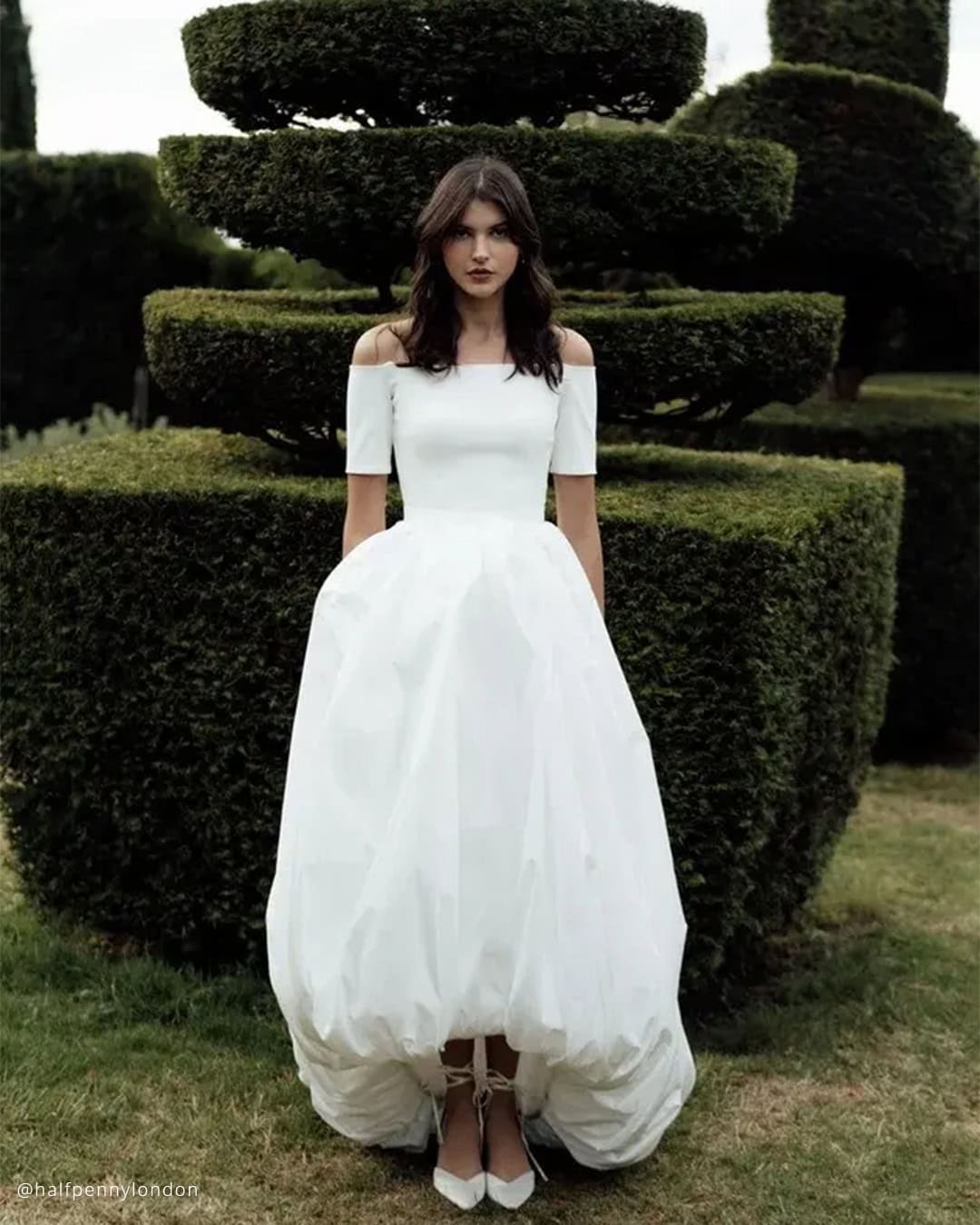 Casual Tea Length Bridal Gowns