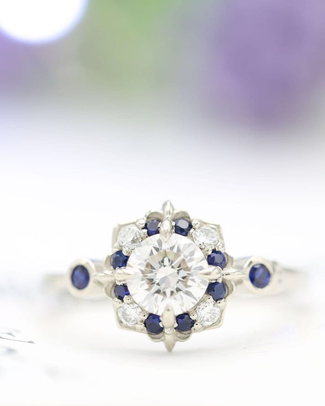 Heart-Shaped Diamond Rings