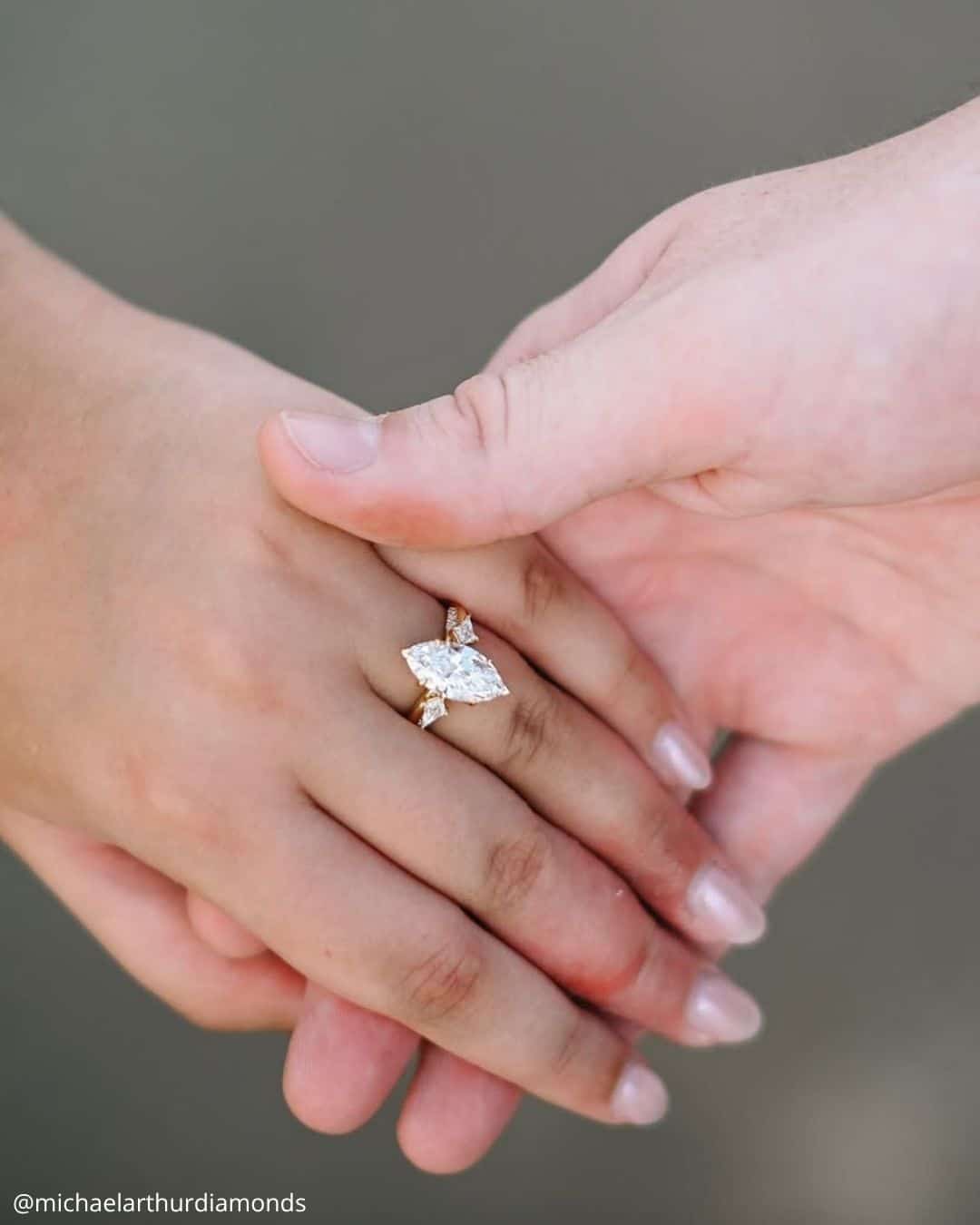 Heart-Shaped Diamond Rings
