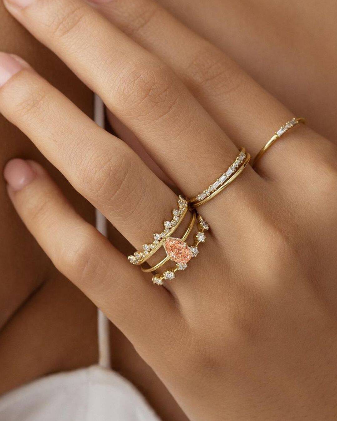 Unique Black Engagement Rings