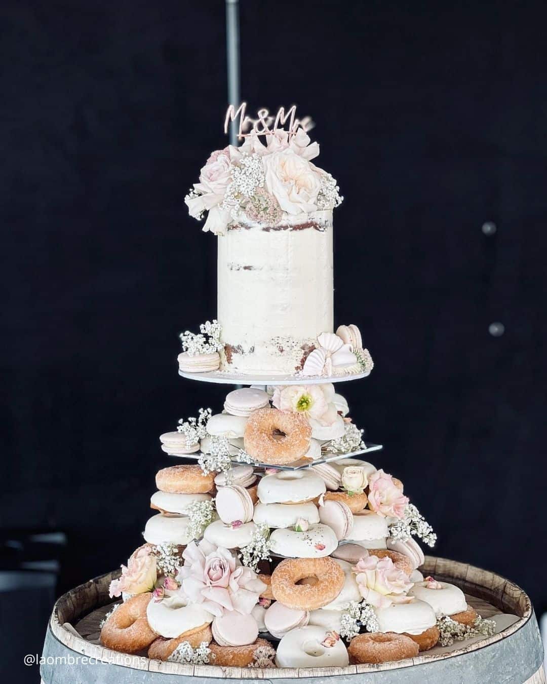 Donut Tower Untraditional Wedding Cakes