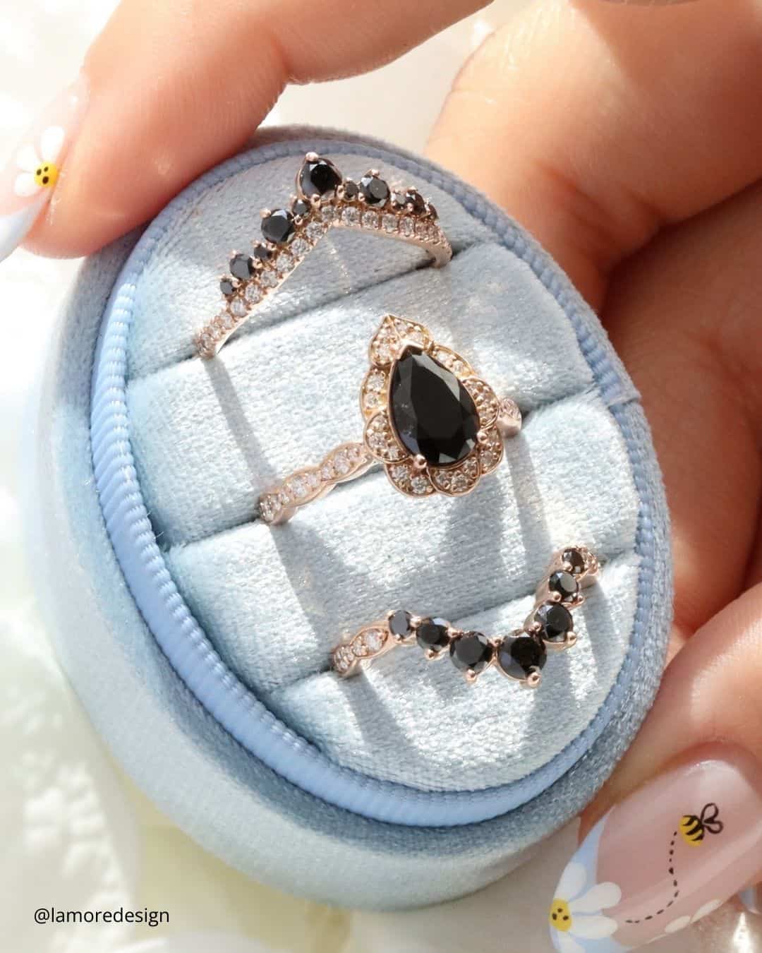 Vintage Rings In White Gold
