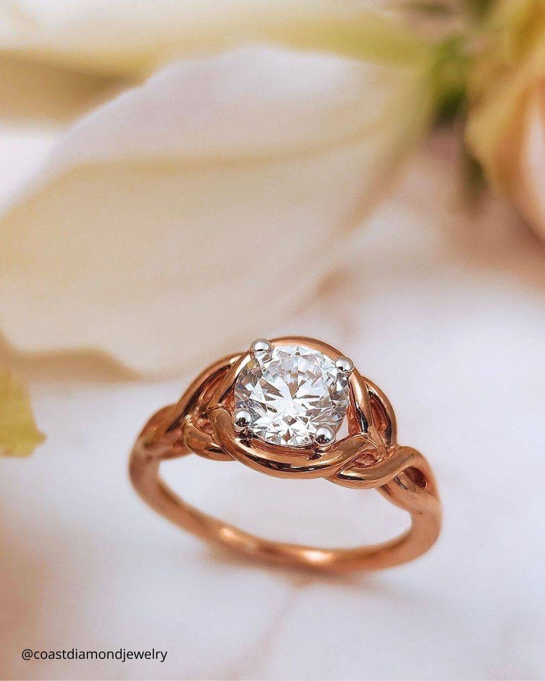 Vintage Rings In White Gold