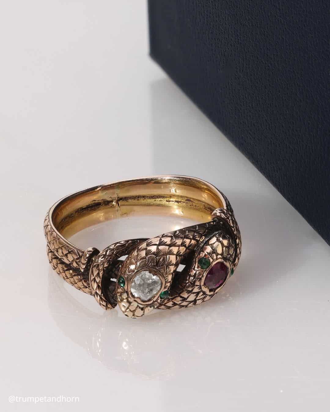 Vintage Rose Gold Engagement Rings