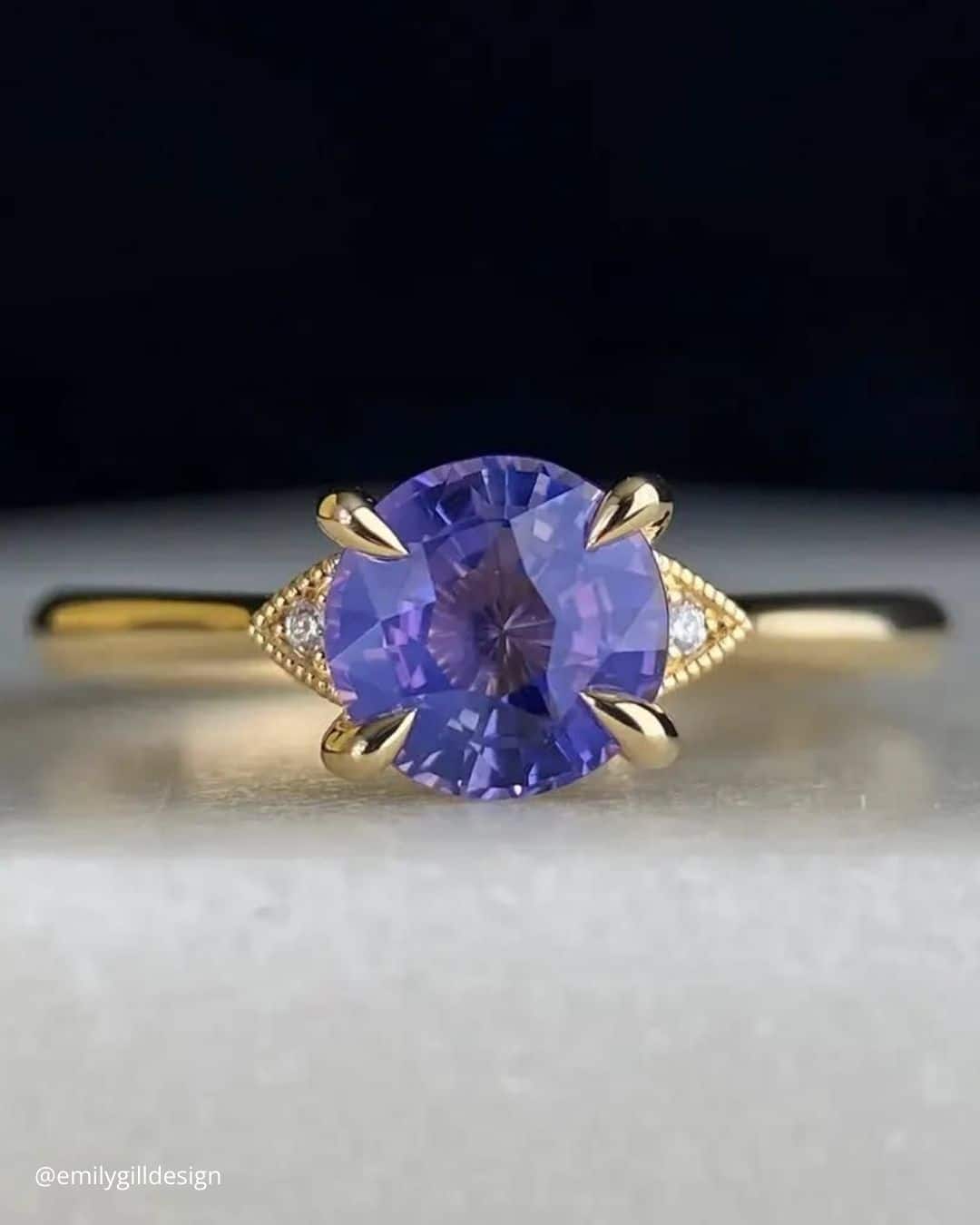 Vintage Nature Inspired Engagement Rings