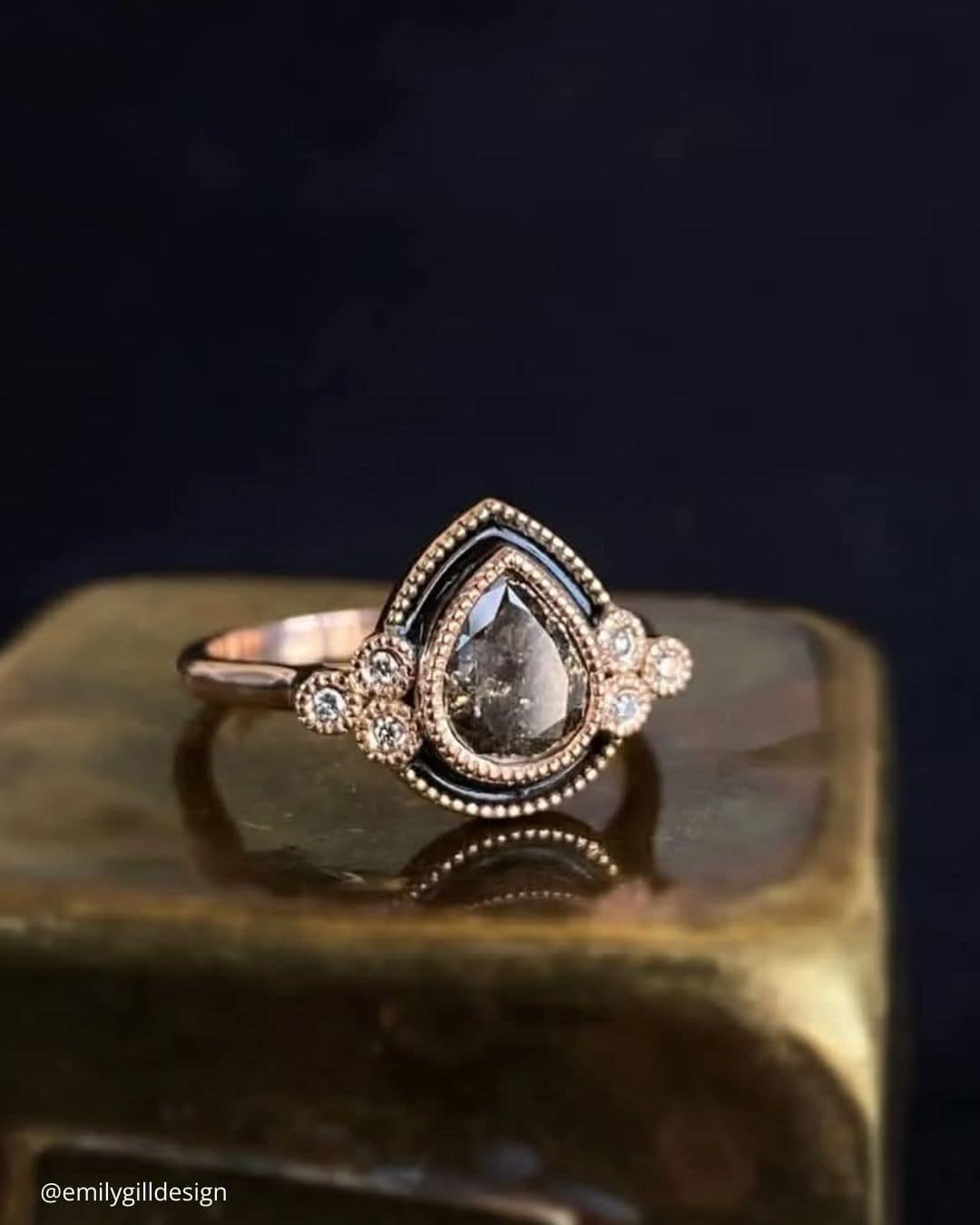 Bohemian Vintage Engagement Rings
