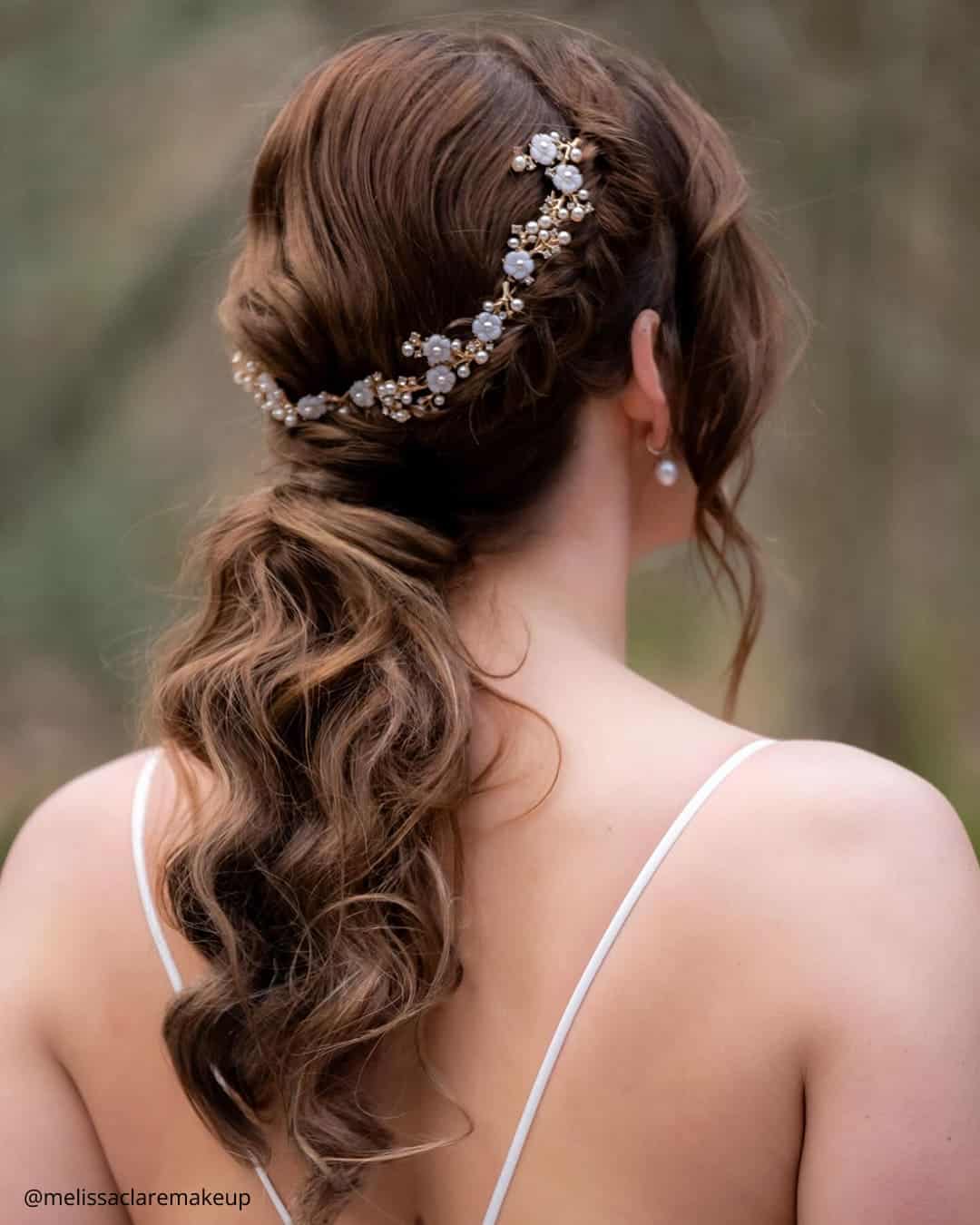 Retro Inspired Half Up Half Down
