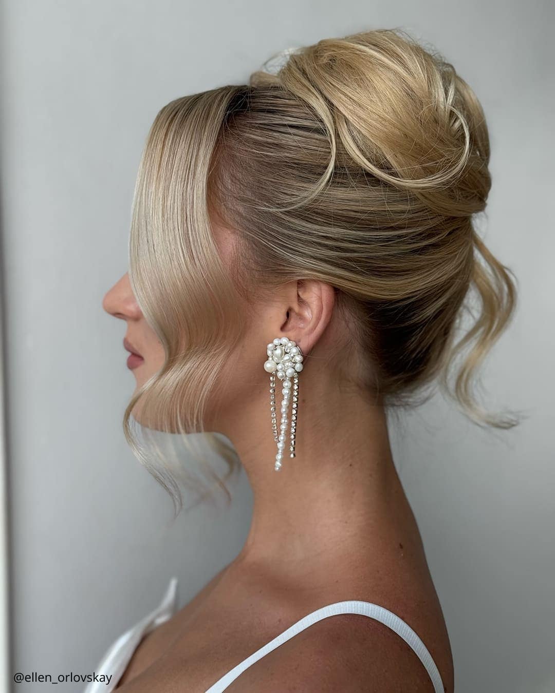 Chic Bridal Beehive