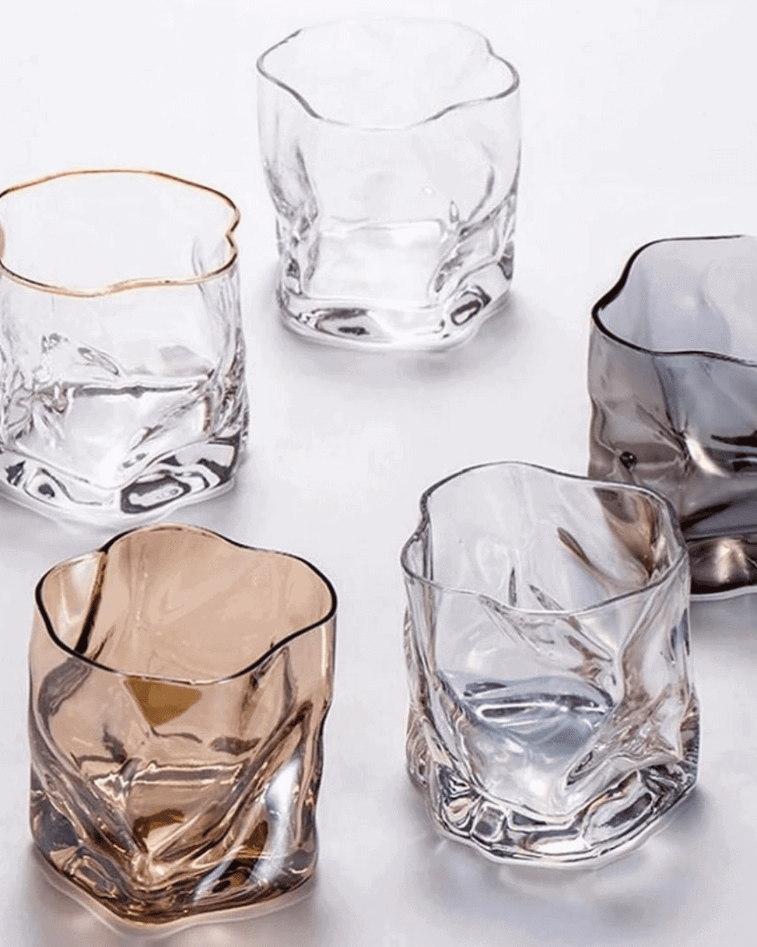 Playful Gold Wedding Glasses Ideas