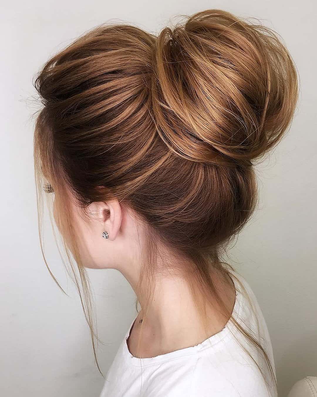 Low Bun For Thin Hair