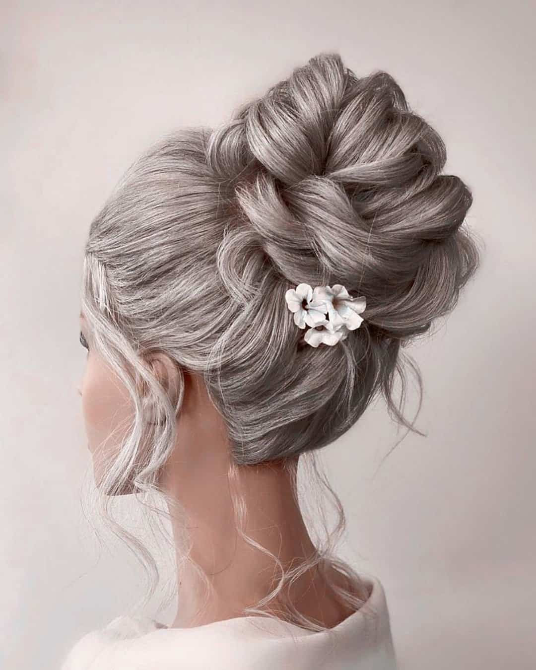 Low Bun For Thin Hair