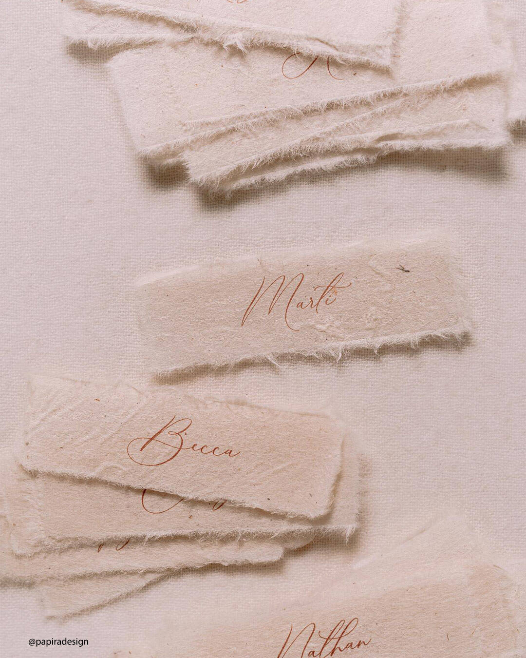 Non-Traditional Reception Place Setting
