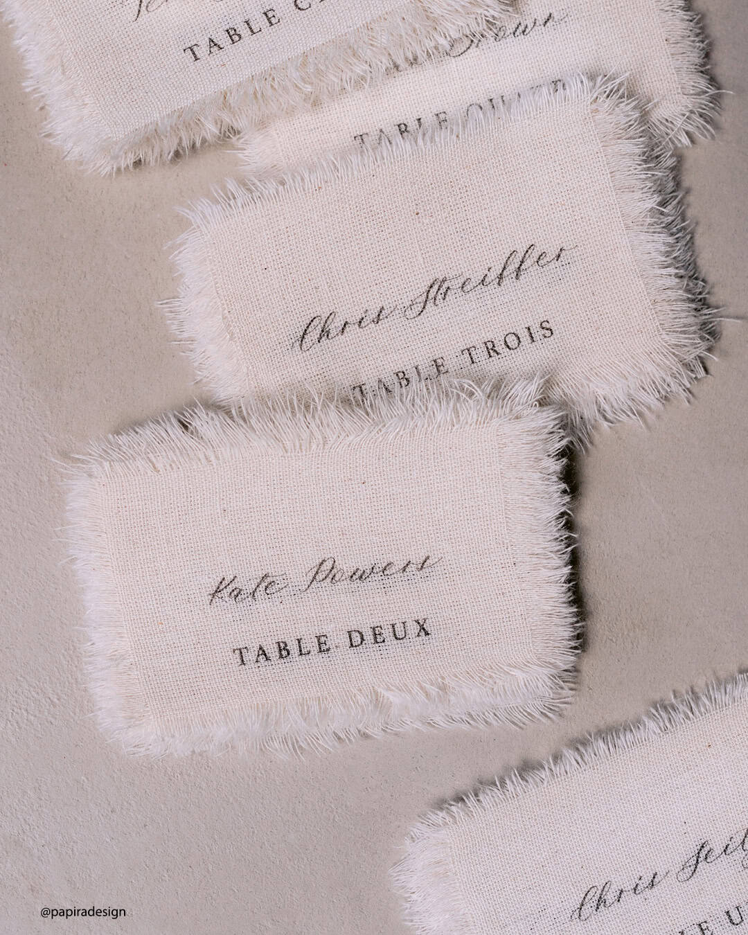 Non-Traditional Reception Place Setting
