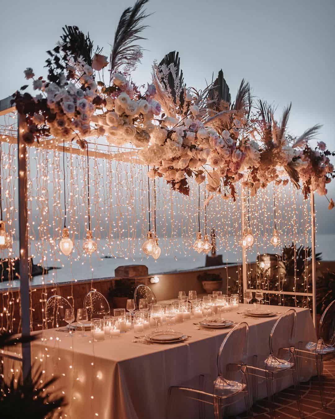 Clear Acrylic Wedding Decor