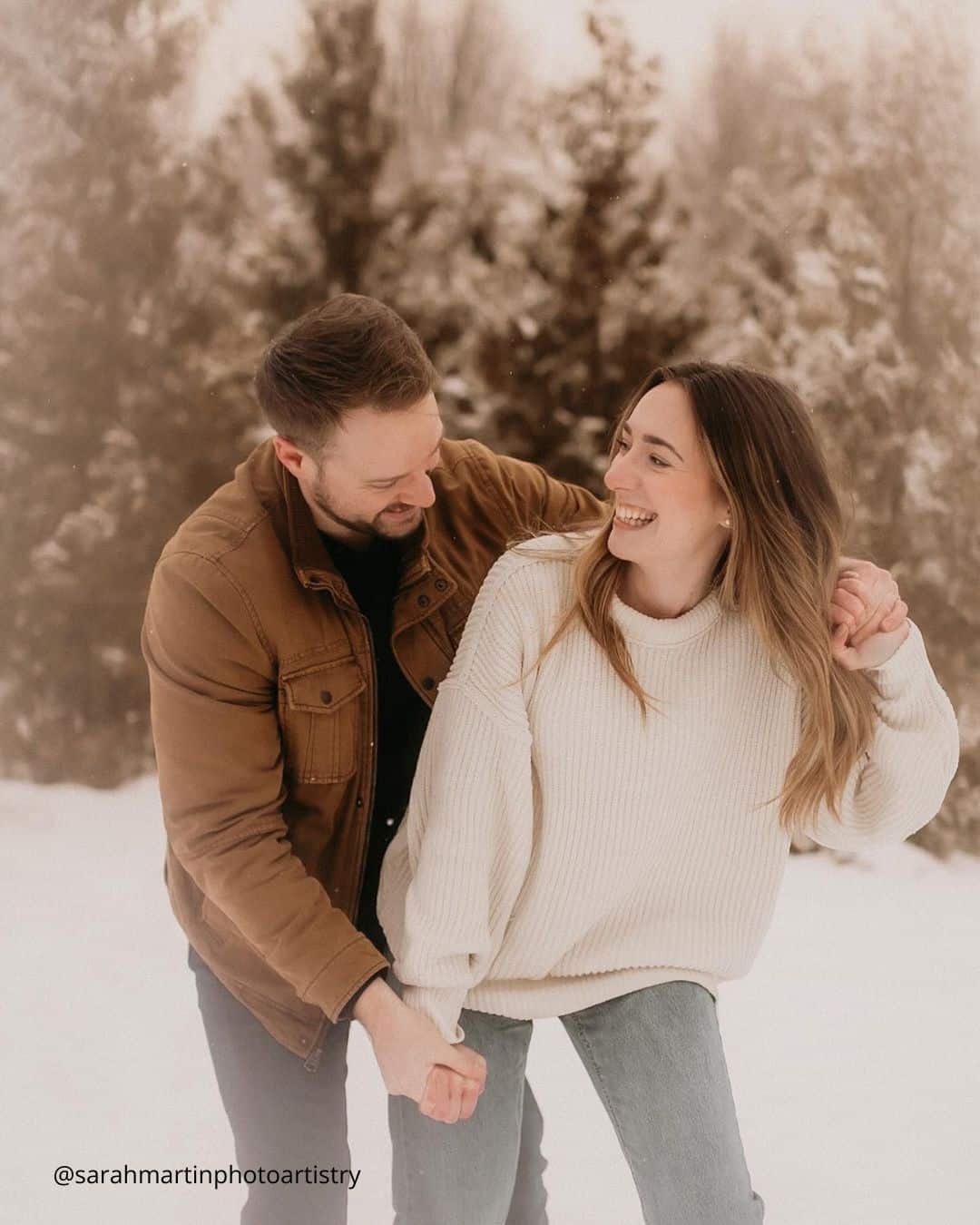 Romantic Winter Couple Photos