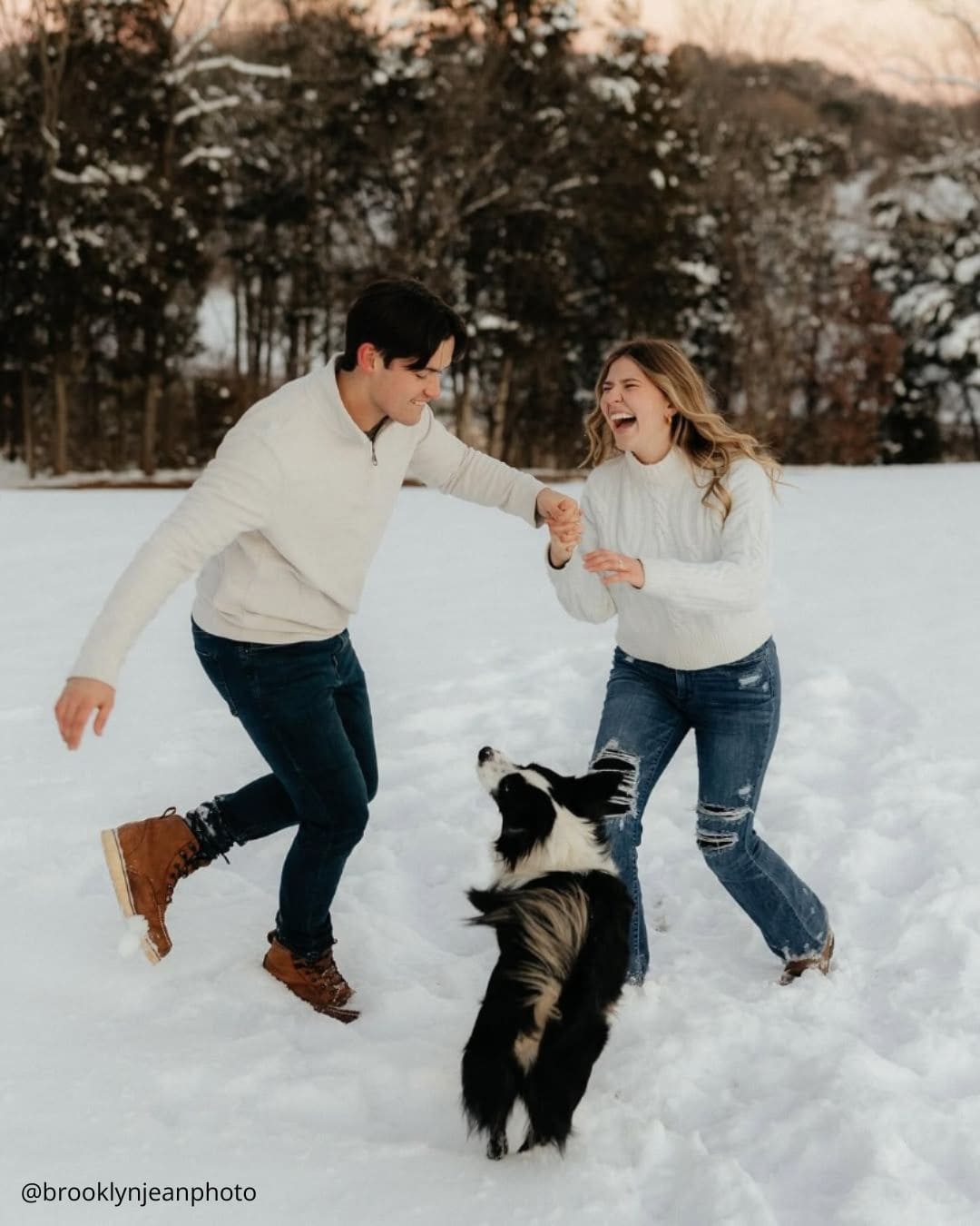 Winter Engagement Shoot With Your Dog