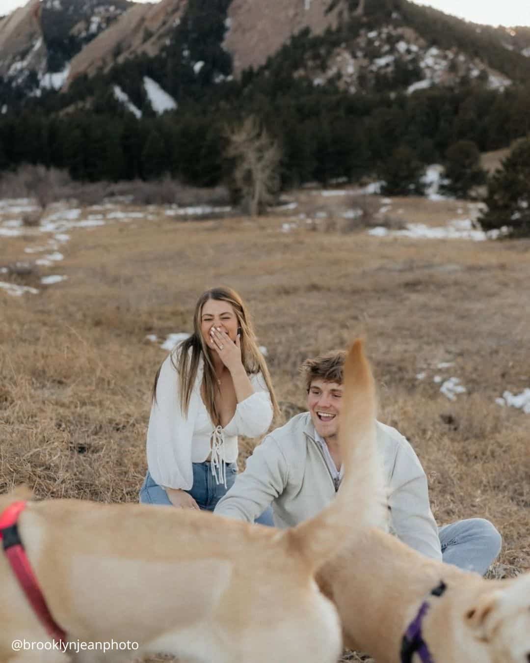 Winter Engagement Shoot With Your Dog