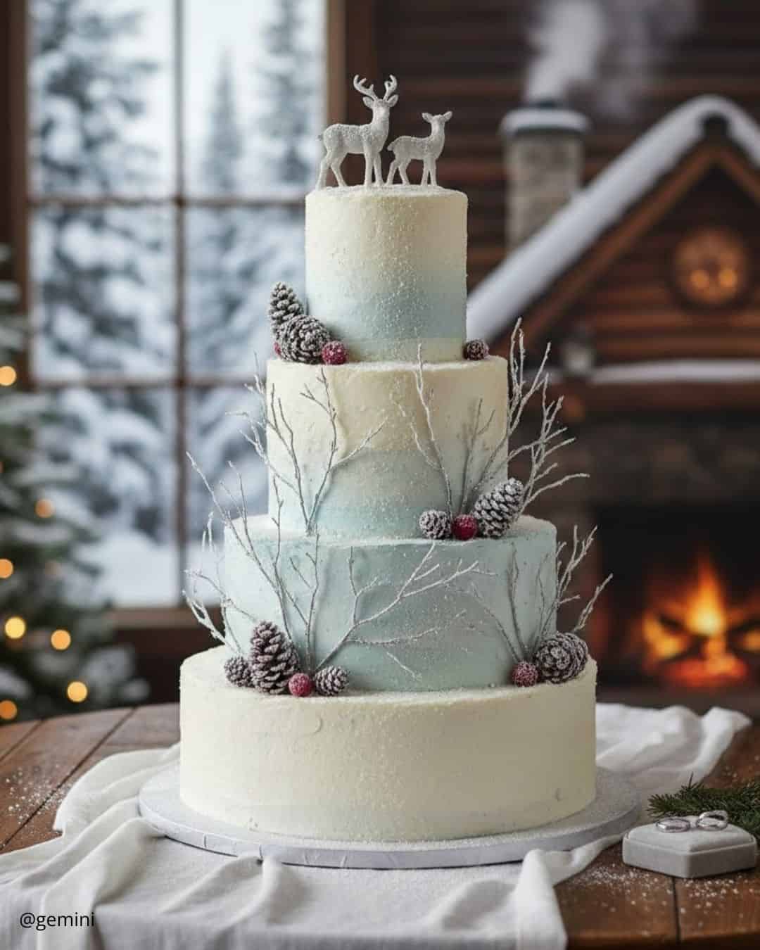 Cakes with Pinecones