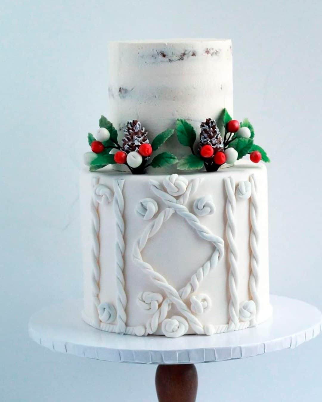 Winter Berry Cakes