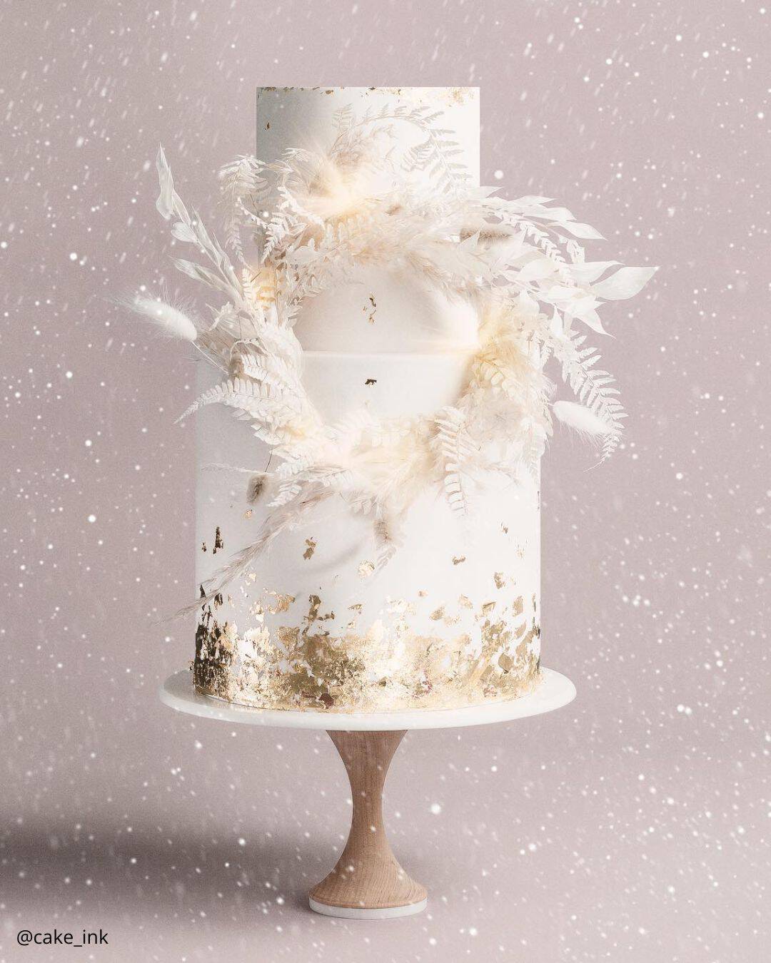 Christmas Wedding Cake