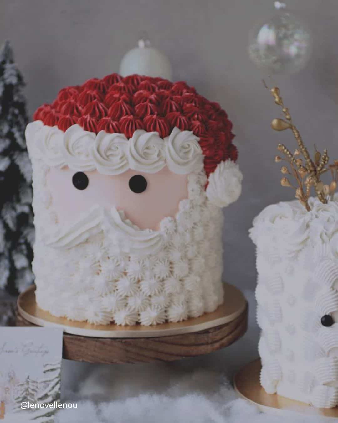 Wedding Cake with Red Accent