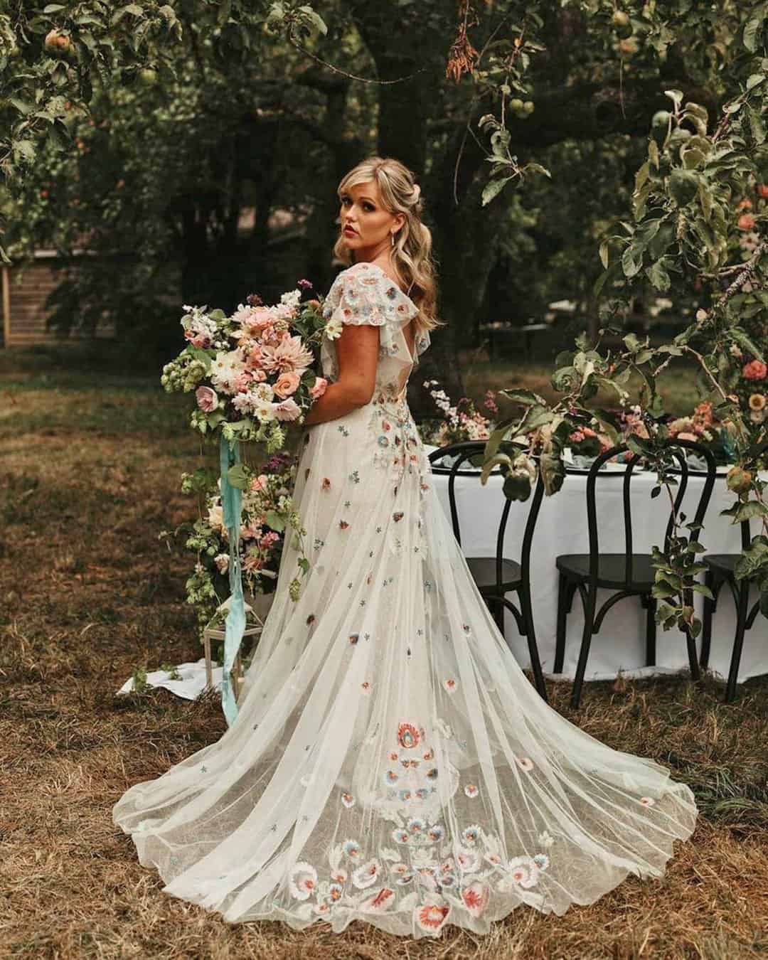 Most Popular Floral Gowns