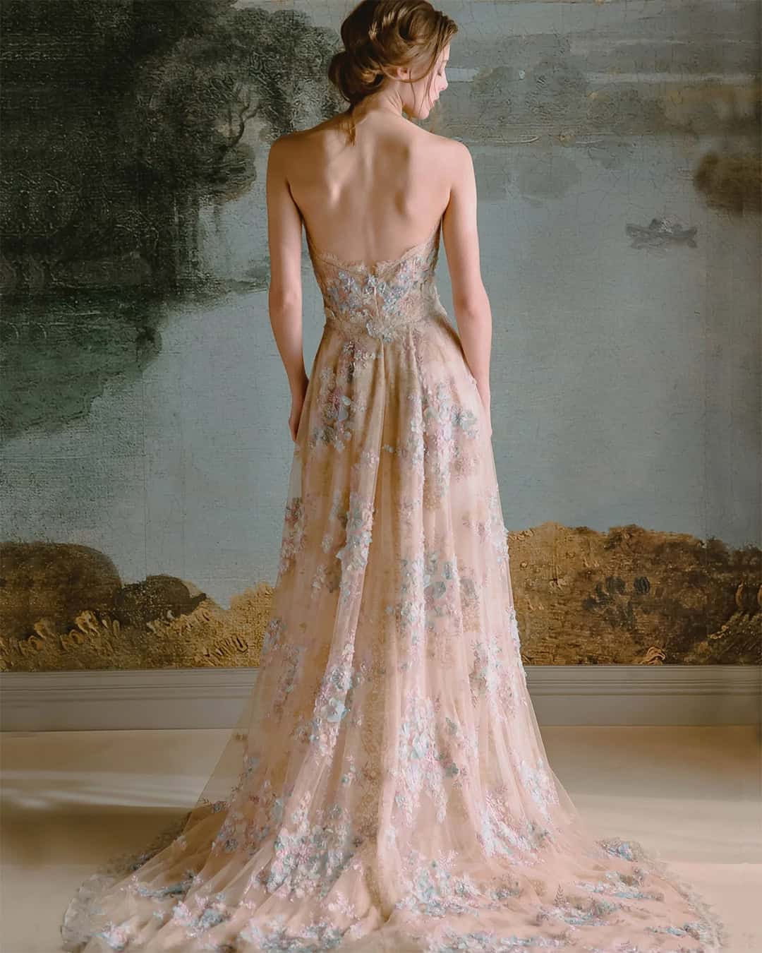 Lace Floral Dresses For Wedding